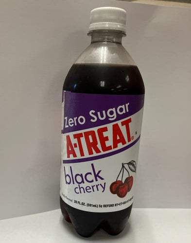A-Treat® Zero Sugar Black Sugar 20oz (24-Pack)