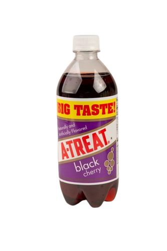 A-Treat® Black Cherry Soda 20oz (24-Pack)