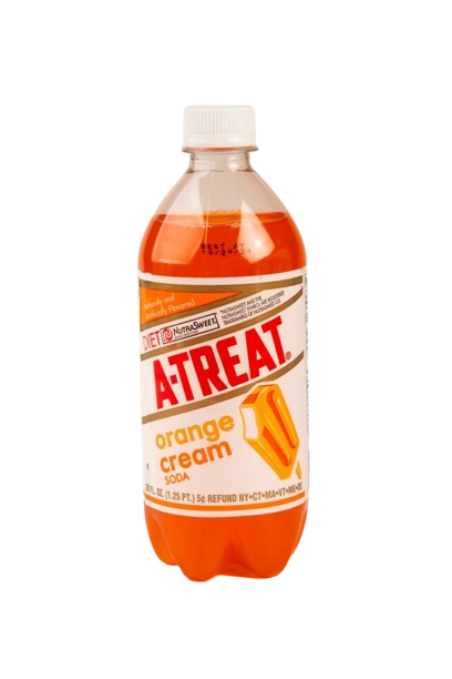 A-Treat® Diet Orange Cream Soda 20oz (24-Pack)