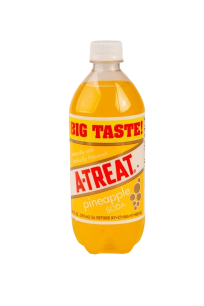 A-Treat® Pineapple Soda 20oz (24-Pack)