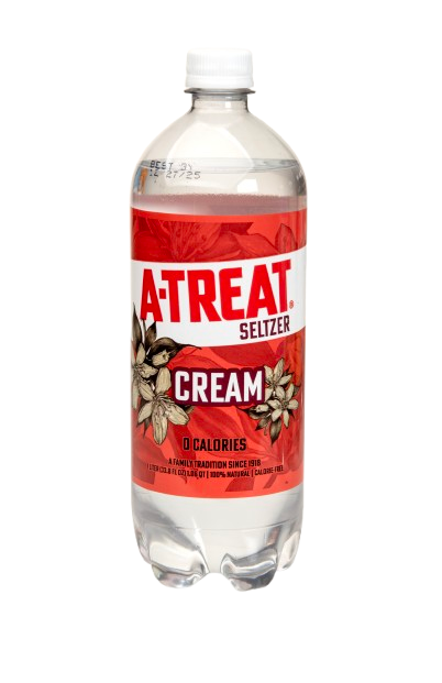 A-Treat Cream Seltzer 1 Liter (12 pack)