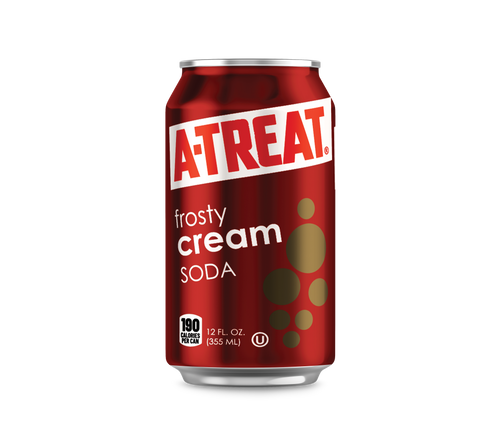 A-Treat Cream 12 pack Cans (2/12 packs per case = 24 cans)