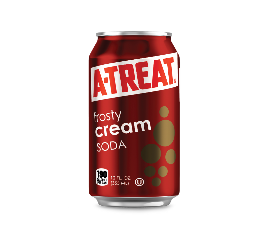 A-Treat Cream 12 pack Cans (2/12 packs per case = 24 cans)