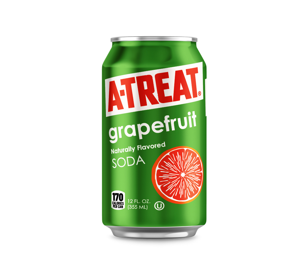 A-Treat Grapefruit 12 pack Cans (2/12 packs per case = 24 cans)