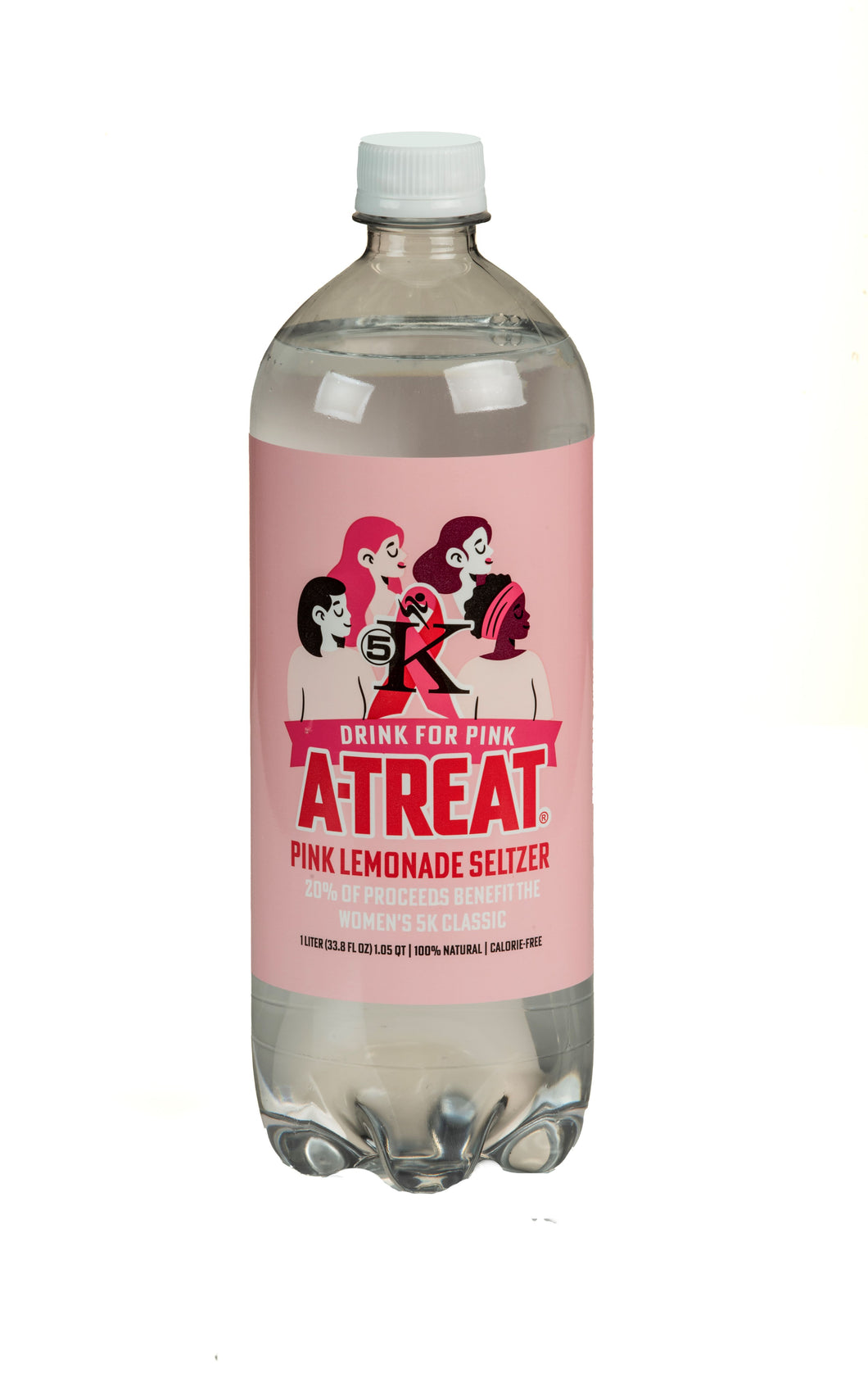 A-Treat 1 Liter Pink Lemonade Seltzer  (12 pack)