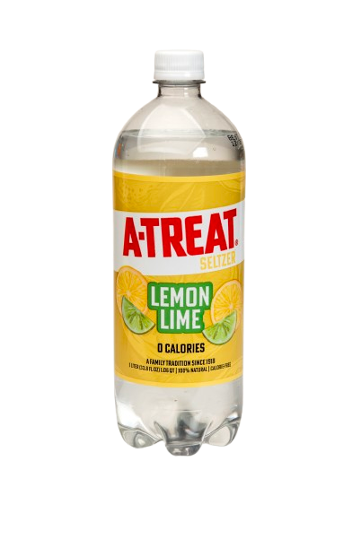 A-Treat Lemon Lime Seltzer 1 Liter (12 pack)