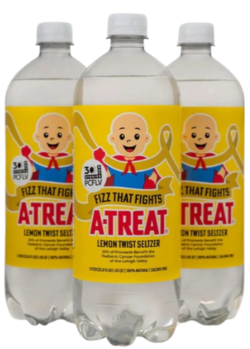 A-Treat Lemon Twist Seltzer Fizz that Fights 1 Liter (12 pack)