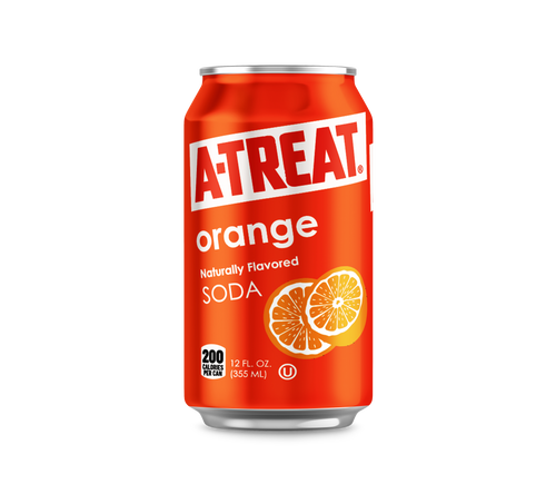 A-Treat Orange 12 pack Cans (2/12 packs per case = 24 cans)